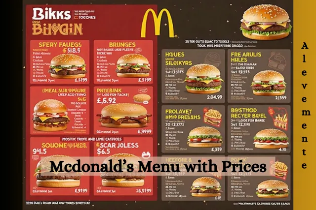 Mcdonald's Menu with Prices